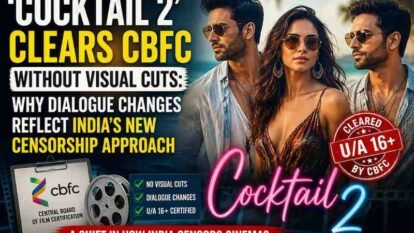 ‘Cocktail 2’ Clears CBFC Without Visual Cuts: Why Dialogue Changes Reflect India’s New Censorship Approach ‘Cocktail 2’ Clears CBFC Without Visual Cuts: Why Dialogue Changes Reflect India’s New Censorship Approach