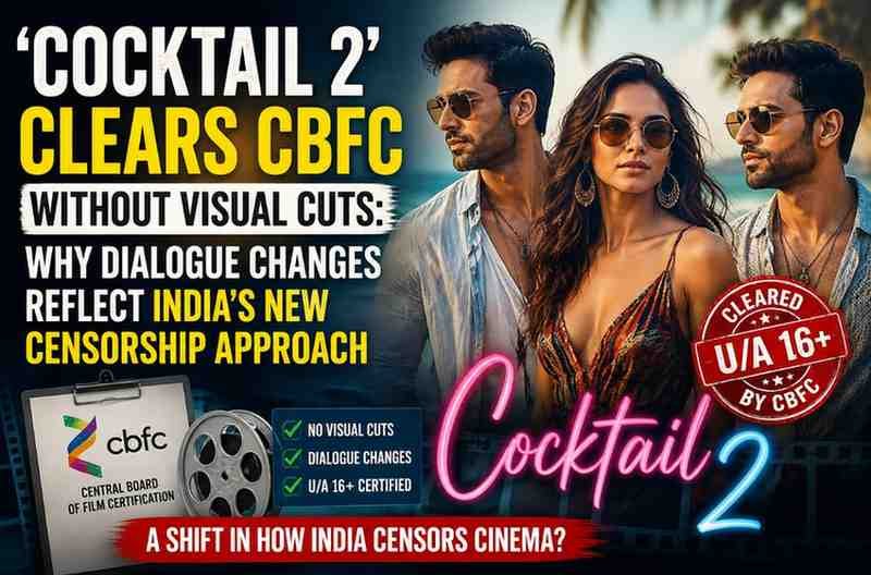 ‘Cocktail 2’ Clears CBFC Without Visual Cuts: Why Dialogue Changes Reflect India’s New Censorship Approach