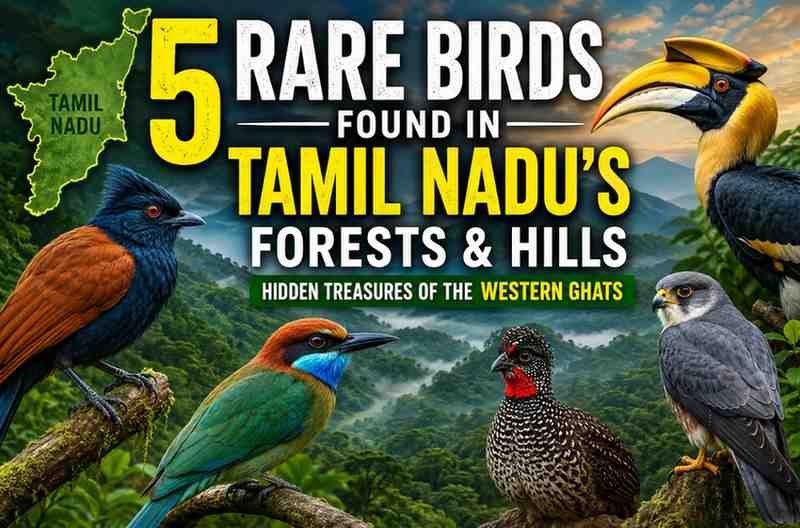 5 Rare Birds Found in Tamil Nadu’s Forests and Hills: Hidden Treasures of the Western Ghats