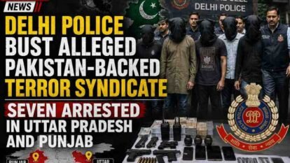 Delhi Police Bust Alleged Pakistan-Backed Terror Syndicate, Seven Arrested in Uttar Pradesh and Punjab