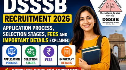 DSSSB Recruitment 2026: Application Process, Selection Stages, Fees and Important Details Explained DSSSB Recruitment 2026: Application Process, Selection Stages, Fees and Important Details Explained