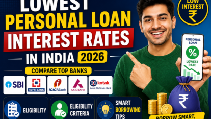 Lowest Personal Loan Interest Rates in India 2026: Compare Top Banks, Eligibility and Smart Borrowing Tips Lowest Personal Loan Interest Rates in India 2026: Compare Top Banks, Eligibility and Smart Borrowing Tips