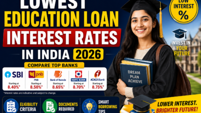 Lowest Education Loan Interest Rates in India 2026: Compare Top Banks, Eligibility and Smart Borrowing Tips Lowest Education Loan Interest Rates in India 2026: Compare Top Banks, Eligibility and Smart Borrowing Tips