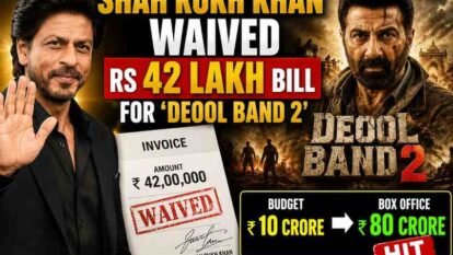 Shah Rukh Khan Waived Rs 42 Lakh Bill for ‘Deool Band 2’; Film Turns Rs 10 Crore Budget Into Rs 80 Crore Hit Shah Rukh Khan Waived Rs 42 Lakh Bill for ‘Deool Band 2’; Film Turns Rs 10 Crore Budget Into Rs 80 Crore Hit