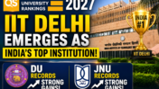 QS World University Rankings 2027: IIT Delhi Emerges as India’s Top Institution, DU and JNU Record Strong Gains