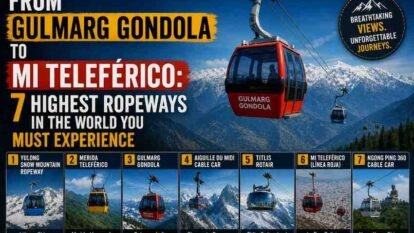 From Gulmarg Gondola to Mi Teleférico: 7 Highest Ropeways in the World You Must Experience
