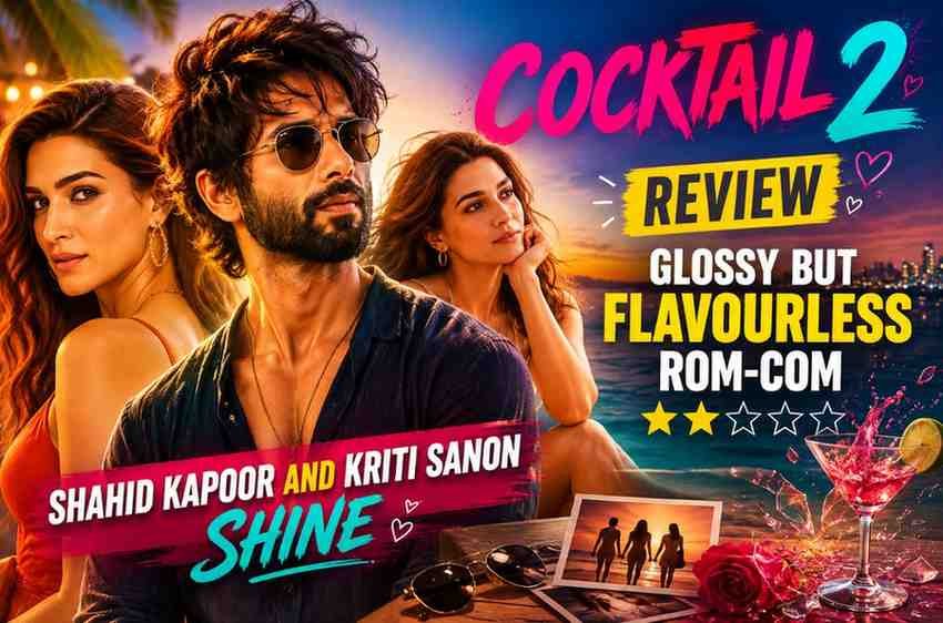 ‘Cocktail 2’ Review: Shahid Kapoor and Kriti Sanon Shine in a Glossy but Flavourless Rom-Com