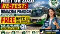 NEET UG 2026 Re-Test: Himachal Pradesh Announces Free HRTC Bus Travel for Aspirants Ahead of Exam