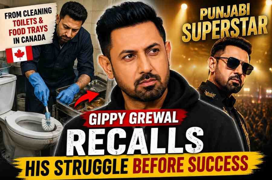 Gippy Grewal Recalls Cleaning Toilets and Food Trays in Canada Before Becoming a Punjabi Superstar