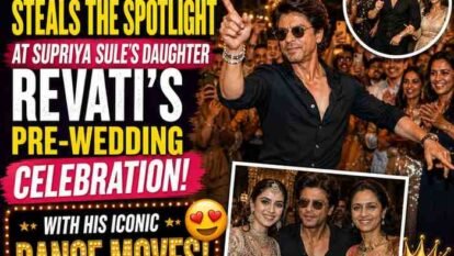 Shah Rukh Khan Steals the Spotlight at Supriya Sule’s Daughter Revati’s Pre-Wedding Celebration with His Iconic Dance Moves Shah Rukh Khan Steals the Spotlight at Supriya Sule’s Daughter Revati’s Pre-Wedding Celebration with His Iconic Dance Moves