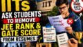 IITs Ask Students to Remove JEE Rank and GATE Score from Placement Resumes: What It Means for Merit, Hiring, and the Future of Campus Recruitment