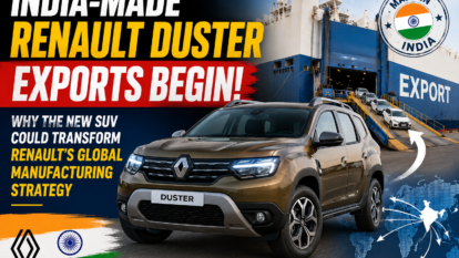 India-Made Renault Duster Exports Begin: First 750 SUVs Shipped to South Africa from Chennai