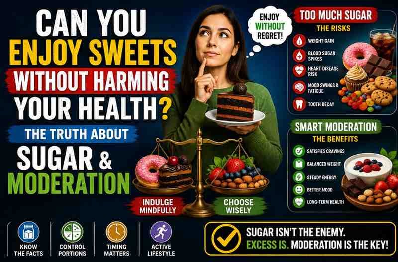 Can You Enjoy Sweets Without Harming Your Health? The Truth About Sugar & Moderation