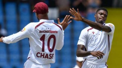 Alzarri Joseph's Double Strike Rocks Sri Lanka Before Chandimal, Dhananjaya Steady Ship on Day 1