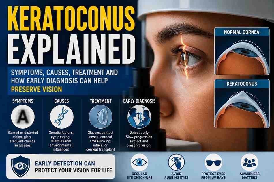 Keratoconus Explained: Symptoms, Causes, Treatment and How Early Diagnosis Can Help Preserve Vision