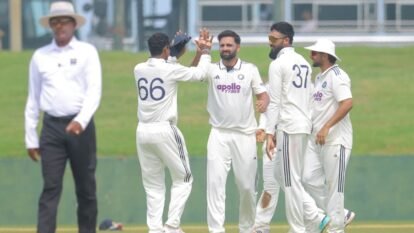 IND A vs SL A: Auqib Nabi’s 4-Wicket Burst Puts India A in Command After 170-Run Lead