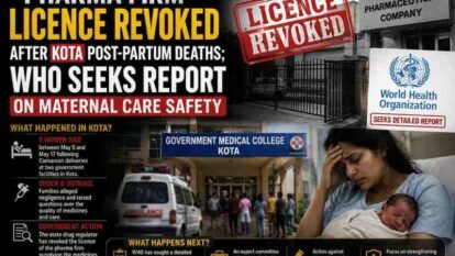 Pharma Firm Licence Revoked After Kota Post-Partum Deaths; WHO Seeks Report on Maternal Care Safety