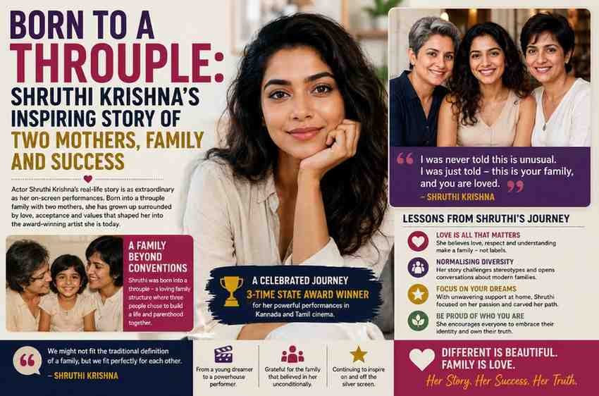 Born to a Throuple: Shruthi Krishna’s Inspiring Story of Two Mothers, Family and Success
