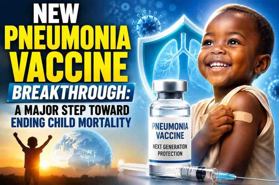 New Pneumonia Vaccine Breakthrough: A Major Step Toward Ending Child Mortality