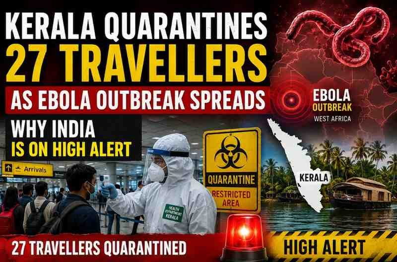 Kerala Quarantines 27 Travellers as Ebola Outbreak Spreads: Why India Is on High Alert