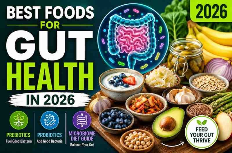Best Foods for Gut Health in 2026: Prebiotics, Probiotics & Microbiome Diet Guide