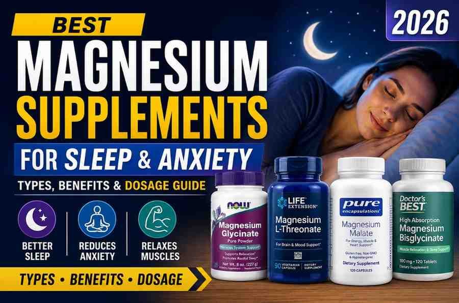 Best Magnesium Supplements in 2026: The Science-Backed Guide for Sleep, Anxiety & Recovery