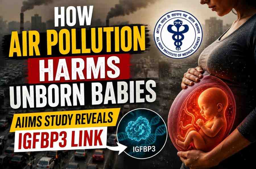How Air Pollution Harms Unborn Babies: AIIMS Study Reveals IGFBP3 Link