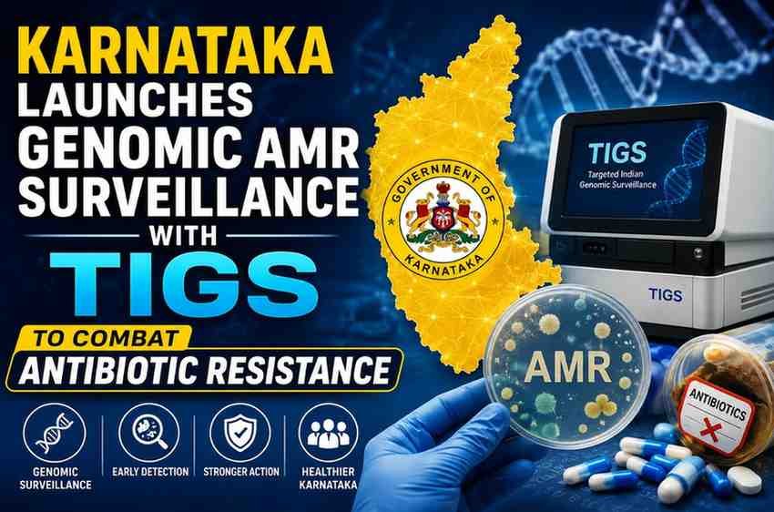 Karnataka Launches Genomic AMR Surveillance with TIGS to Combat Antibiotic Resistance