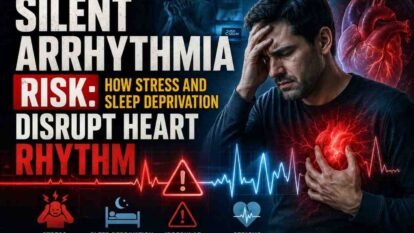 Silent Arrhythmia Risk: How Stress and Sleep Deprivation Disrupt Heart Rhythm