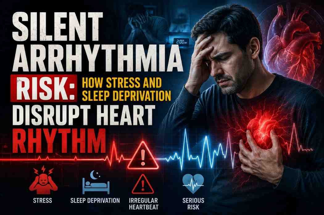 Silent Arrhythmia Risk: How Stress and Sleep Deprivation Disrupt Heart Rhythm