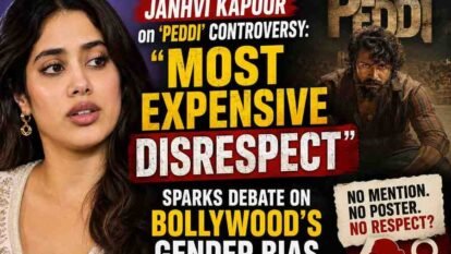 Janhvi Kapoor on ‘Peddi’ Controversy: “Most Expensive Disrespect” Sparks Debate on Bollywood’s Gender Bias
