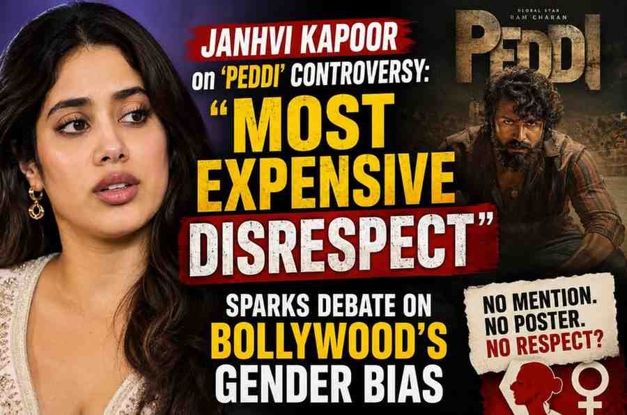 Janhvi Kapoor on ‘Peddi’ Controversy: “Most Expensive Disrespect” Sparks Debate on Bollywood’s Gender Bias