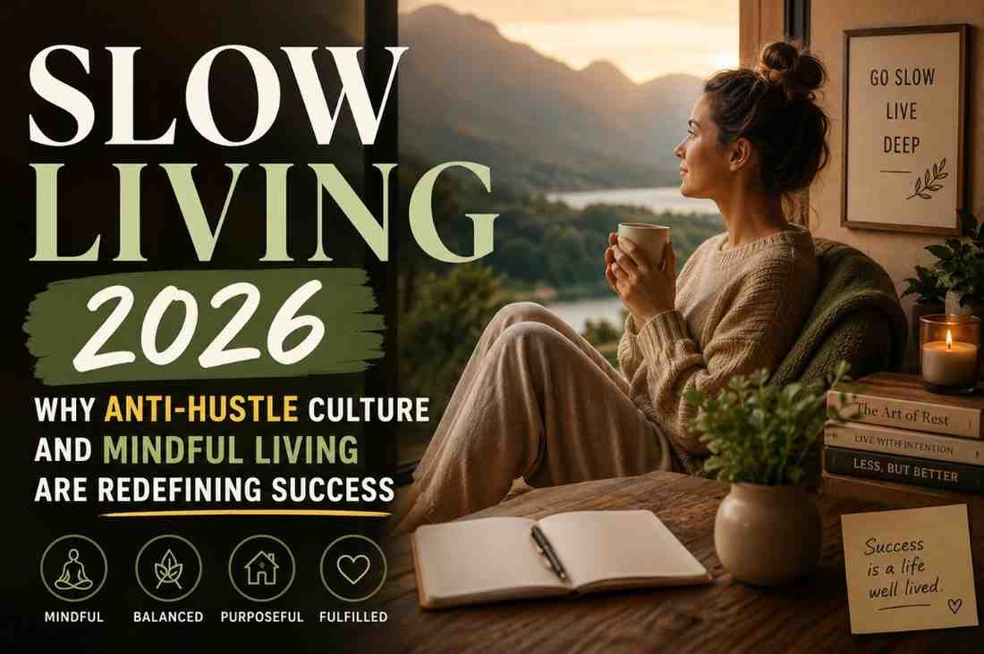 Slow Living 2026: Why Anti-Hustle Culture and Mindful Living Are Redefining Success
