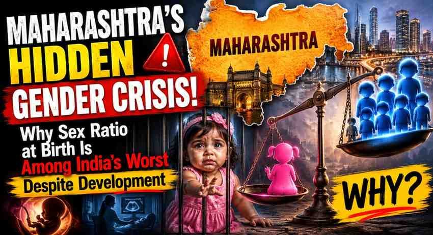 Maharashtra’s Hidden Gender Crisis: Why Sex Ratio at Birth Is Among India’s Worst Despite Development