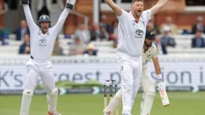 Ollie Robinson's Double Strike Leaves New Zealand Hanging as Rain Dominates Lord's Test Ollie Robinson's Double Strike Leaves New Zealand Hanging as Rain Dominates Lord's Test