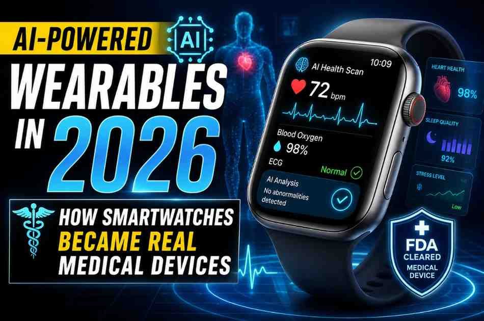 AI-Powered Wearables in 2026: How Smartwatches Became Real Medical Devices