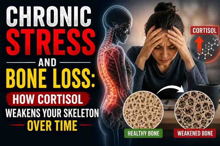 Chronic Stress and Bone Loss: How Cortisol Weakens Your Skeleton Over Time