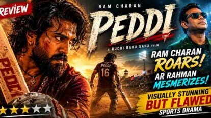 Peddi Review: Ram Charan and AR Rahman Shine in a Visually Stunning but Flawed Sports Drama