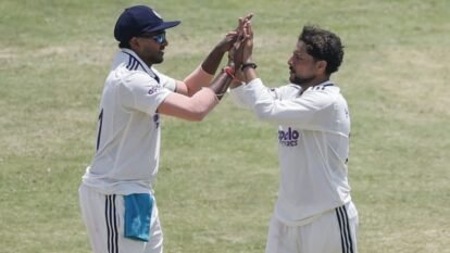 India Crush Afghanistan by Innings and 300 Runs: Kuldeep Yadav Seals Historic Test Win in 2026 India Crush Afghanistan by Innings and 300 Runs: Kuldeep Yadav Seals Historic Test Win in 2026