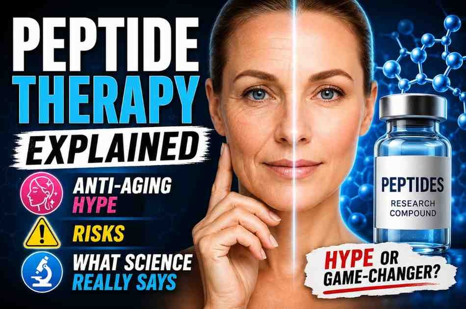 Peptide Therapy Explained: Anti-Aging Hype, Risks & What Science Really Says