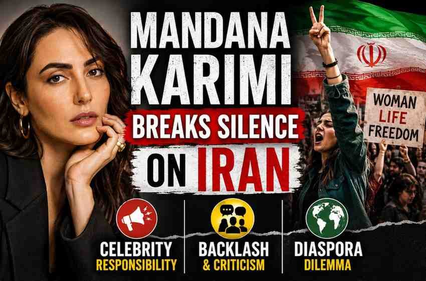 Mandana Karimi Breaks Silence on Iran: Celebrity Responsibility, Backlash & Diaspora Dilemma Explained