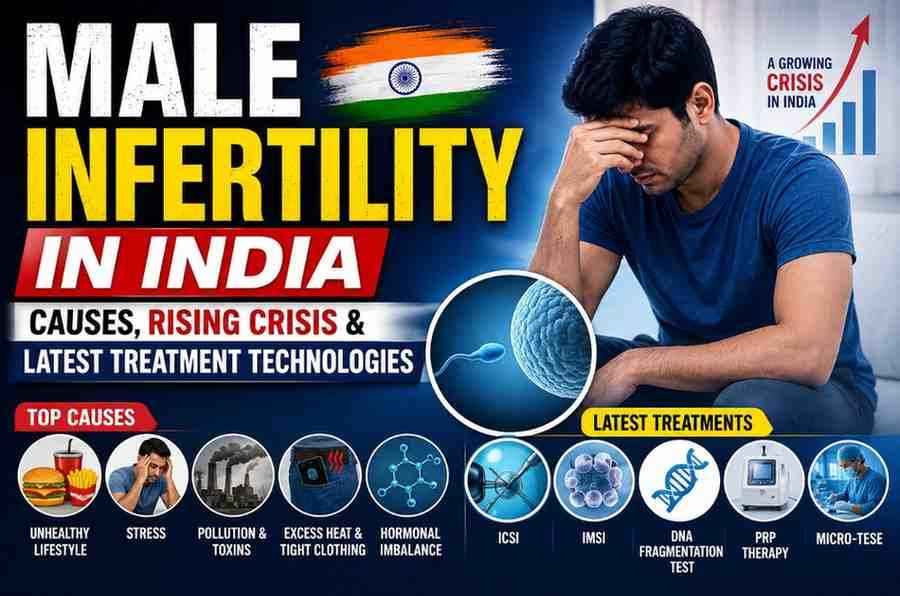 Male Infertility in India: Causes, Rising Crisis & Latest Treatment Technologies