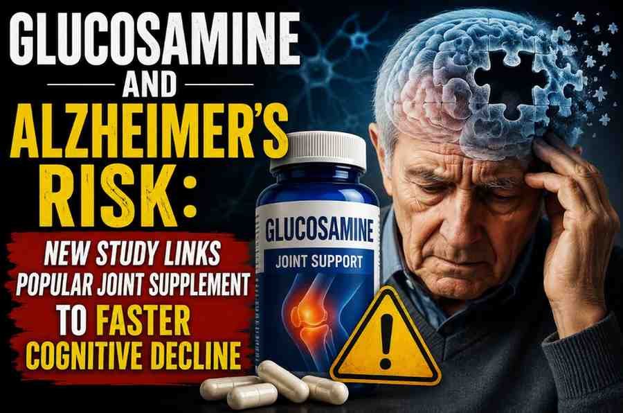 Glucosamine and Alzheimer’s Risk: New Study Links Popular Joint Supplement to Faster Cognitive Decline
