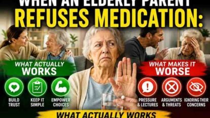 When an Elderly Parent Refuses Medication: What Actually Works (and What Makes It Worse) When an Elderly Parent Refuses Medication: What Actually Works (and What Makes It Worse)