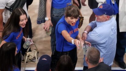 Taylor Swift's Knicks Jumbotron Moment Sparks Viral Fan Backlash During NBA Finals Game 4 Taylor Swift's Knicks Jumbotron Moment Sparks Viral Fan Backlash During NBA Finals Game 4