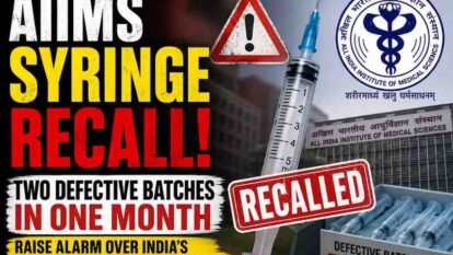 AIIMS Syringe Recall: Two Defective Batches in One Month Raise Alarm Over India's Medical Device Quality System AIIMS Syringe Recall: Two Defective Batches in One Month Raise Alarm Over India's Medical Device Quality System