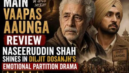 Main Vaapas Aaunga Review: Naseeruddin Shah Shines in Diljit Dosanjh's Emotional Partition Drama