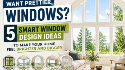 Want Prettier Windows? 5 Smart Window Design Ideas to Make Your Home Feel Brighter and Bigger