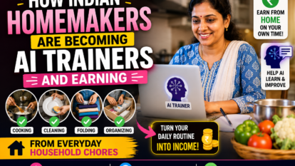How Indian Homemakers Are Becoming AI Trainers and Earning From Everyday Household Chores