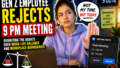 Gen Z Employee Rejects 9 PM Meeting, Reigniting the Debate Over Work-Life Balance and Workplace Boundaries